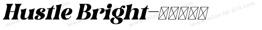Hustle Bright字体转换